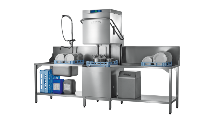 De PROFI AMXX doorschuif vaatwasmachine is de betrouwbare partner voor het wassen van veel zwaar vervuilde vaat in een korte tijd. Perfect voor restaurants en catering.