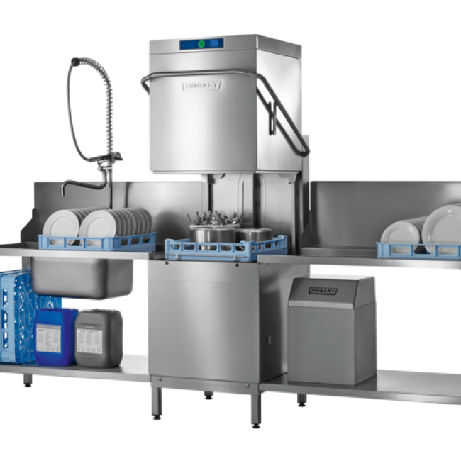 De PROFI AMXX doorschuif vaatwasmachine is de betrouwbare partner voor het wassen van veel zwaar vervuilde vaat in een korte tijd. Perfect voor restaurants en catering.